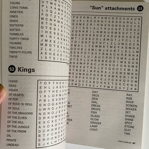 Take a Break Word Search Vol 4, Issue 25 & Pil Color Me Vol 40021 no 32 Book - Picture 4 of 11
